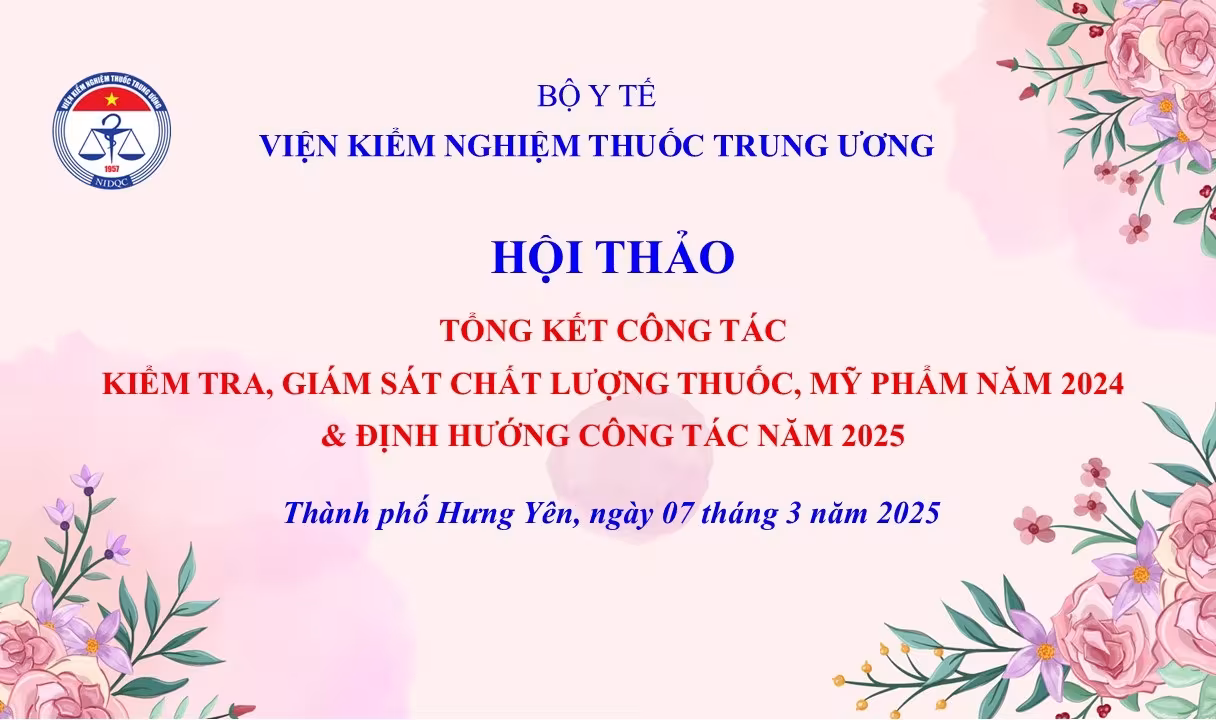 THÔNG BÁO SỐ 1: HỘI NGHỊ KIỂM NGHIỆM 2025